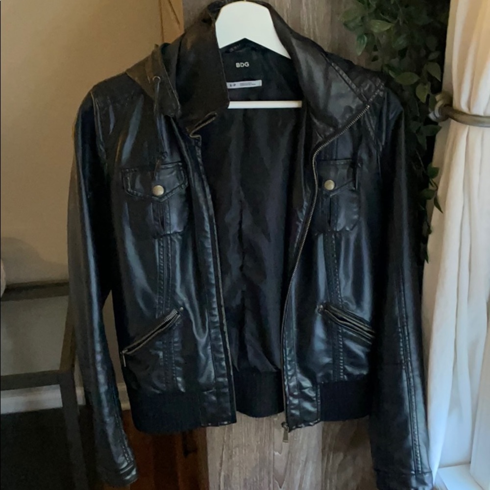 BDG VEGAN LEATHER JACKET